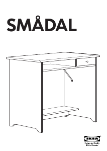 मैनुअल IKEA SMADAL डेस्क