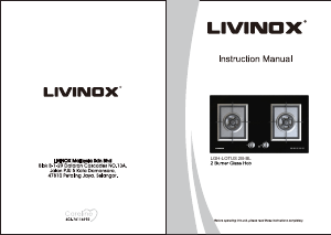 Handleiding Livinox LGH-LOTUS 2B-BL Kookplaat