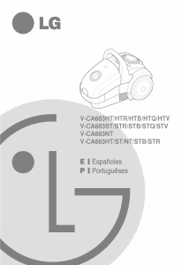 Manual de uso LG V-CA683STQ Aspirador