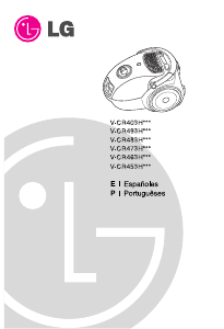 Manual LG V-CR493HTQ Aspirador
