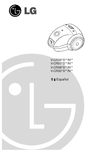 Manual de uso LG V-CR573STQ Aspirador