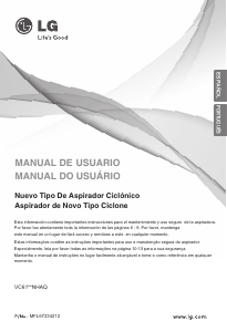 Manual de uso LG VC6120NHAQ Aspirador