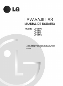 Manual de uso LG LD-12BM0 Lavavajillas