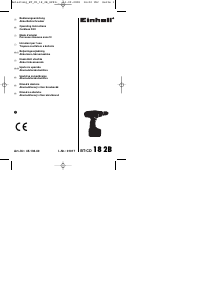 Mode d’emploi Einhell BT-CD 18 2B Perceuse visseuse