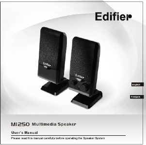 Manual Edifier M1250 Speaker