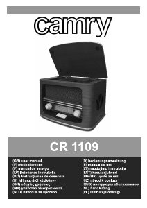 Mode d’emploi Camry CR 1109 Radio