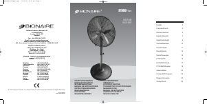 Manual de uso Bionaire BASF40B Ventilador