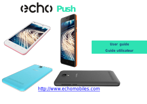 Manual Echo Push Mobile Phone