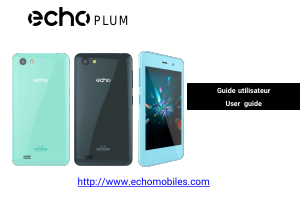 Mode d’emploi Echo Plum Téléphone portable