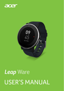 Handleiding Acer Leap Ware Activity tracker