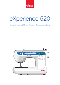 Manual Elna eXperience 520 Sewing Machine