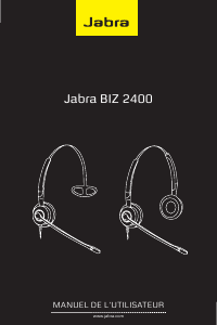 Mode d’emploi Jabra BIZ 2400 Headset