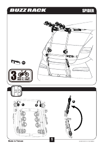 Instrukcja Buzz Rack Spider Bagażnik rowerowy