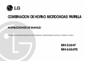Manual de uso LG MH-6384F Microondas