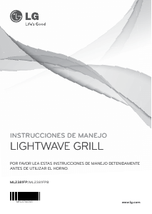 Manual de uso LG ML2381FPB Microondas