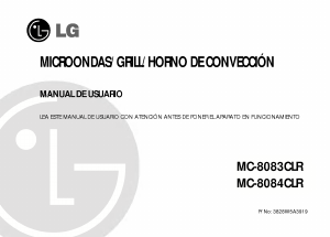 Manual de uso LG MC-8084CLR Microondas