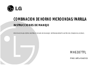 Manual de uso LG MH6387TFL Microondas