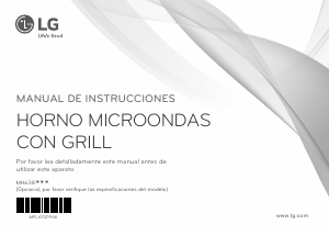 Manual de uso LG MH6383BAJ Microondas