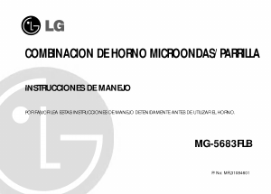 Manual de uso LG MG-5683FLBT Microondas