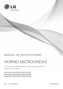 Manual de uso LG MH6320F Microondas