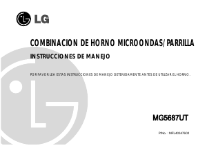 Manual de uso LG MG5687UT Microondas
