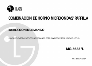 Manual de uso LG MG-5683FLB Microondas