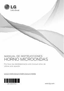 Manual de uso LG MH6539DR Microondas