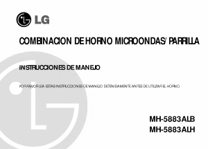 Manual de uso LG MH-5883ALBT Microondas