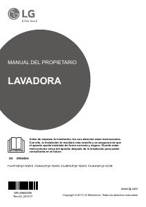 Manual de uso LG F4J8JH2S Lavadora