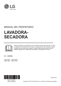 Manual de uso LG F4DV709H0 Lavadora