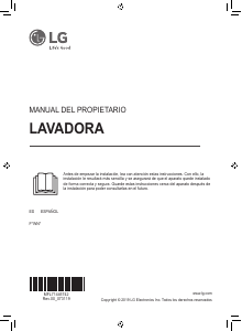 Manual de uso LG F4WN408N0 Lavadora