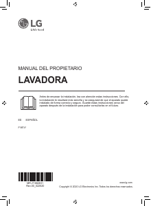 Manual de uso LG F4WT409AIDD Lavadora