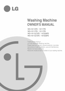 Handleiding LG WD-10112FD Wasmachine