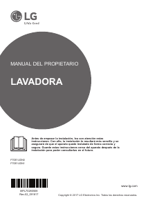 Manual de uso LG F70E1UDN1 Lavadora