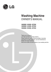 Handleiding LG WD-12331ADK Wasmachine