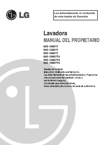 Manual de uso LG WD-10807TX Lavadora