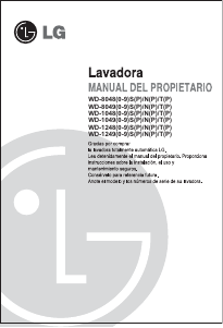Manual de uso LG WD-12482T Lavadora
