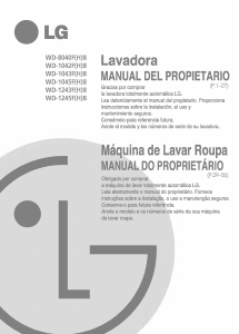 Manual de uso LG WD-1043FB Lavadora