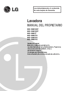 Manual de uso LG WD-12802T Lavadora