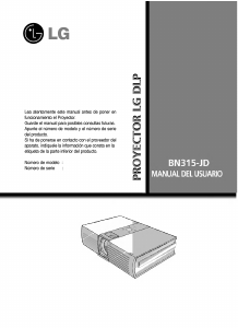 Manual de uso LG BN315-JD Proyector