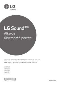 Manual de uso LG NP7860U Altavoz