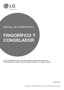 Manual de uso LG GSL561PZUV Frigorífico combinado