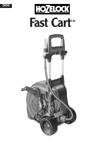 Kasutusjuhend Hozelock 2450 Fast Cart Aiavooliku rull