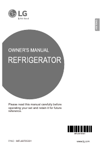 Manual LG GTB372PZCR Fridge-Freezer
