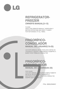 Manual LG GR-532TF Fridge-Freezer