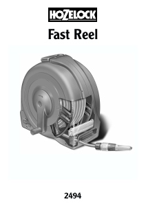 Bruksanvisning Hozelock 2494 Fast Reel Hageslangetrommel