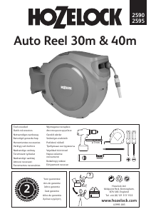 Kullanım kılavuzu Hozelock 2595 Auto Reel Bahçe hortum makarası