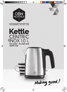 Manual OBH Nordica 6408 Centric Kettle