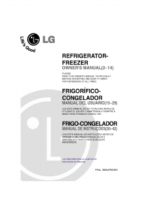 Manual de uso LG GN-372SV Frigorífico combinado