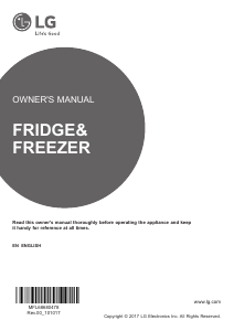 Manual LG GMB714PZXV Fridge-Freezer